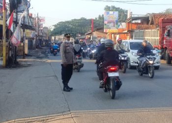 Gatur Lalin Pagi di Pertigaan Bah Kilong dan Gerbang Delta Silicon 8 Serang Baru: Lancar dan Kondusif