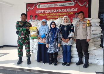 Polsek Cikarang Utara Pantau Program Tebus Beras Murah (SPHP) di Kecamatan Cikarang Utara