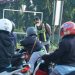 Kapolres Metro Bekasi Gelar Yanmas Pagi di TL Jurong, Bagikan Susu ke Anak Sekolah