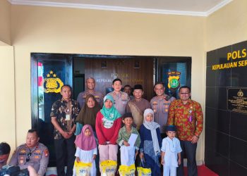 Kapolres Kepulauan Seribu Resmikan Renovasi Mako Polsek Kepulauan Seribu Utara, Ajak Toga Tomas dan Warga Dukung Program Jaga Jakarta