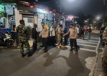 Patroli Gabungan Tiga Pilar “Jaga Jakarta” Amankan Wilayah Senen