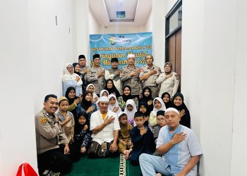 Sentuhan Kemanusiaan di Polres Metro Jakpus, Anak Yatim Terima Santunan dan Doa Bersama