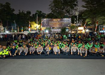 Ngopi Kamtibmas Polres Metro Jaksel Bersama Warga, Guyub Bersama Jaga Jakarta