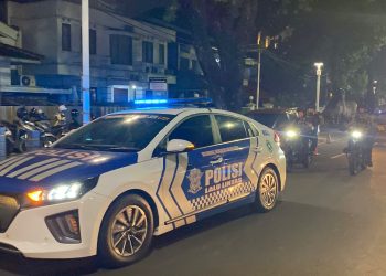 Jaga Jakarta Polda Metro Jaya Gelar Patroli Malam Gabungan