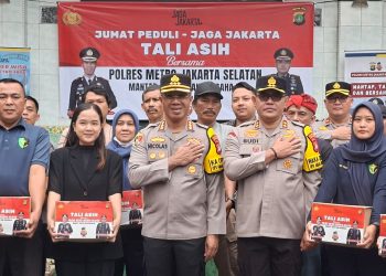 Polres Metro Jakarta Selatan Laksanakan Program Jaga Jakarta “Jum’at Peduli Tali Asih”