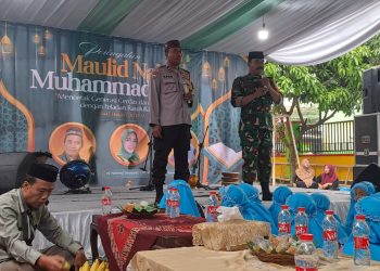 Tanamkan Nilai Kenabian Sejak Dini, Polisi Hadiri Peringatan Maulid di Jatiasih