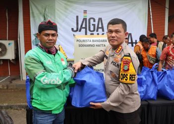 Polresta Bandara Soekarno-Hatta mengandeng para pengemudi ojek online dan elemen masyarakat lainnya untuk menciptakan kamtibmas kondusif di wilayah hukum.
