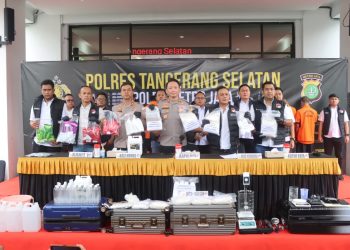 Satres Narkoba Polres Tangsel Ungkap Home Industry Tembakau Sintetis, 9 Tersangka Diamankan