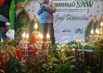 Polisi Hadir dalam Peringatan Maulid Nabi di Masjid Jami’ Silaturrahmi Duri Pulo