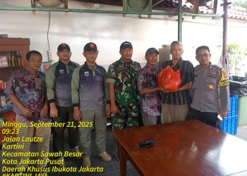 Polisi Kawal Bakti Sosial di Wihara Buddha Dharma Gotama