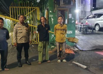 Polsek Sawah Besar Gencarkan Patroli Subuh di Pasar Baru