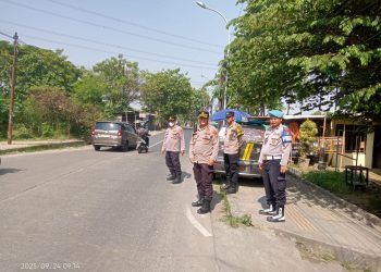 Antisipasi Penyekatan Anak Sekolah Menuju Jakarta, Polsek Babelan Siaga di Perbatasan