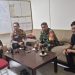 Bhabinkamtibmas Karet Tengsin Patroli Dialogis dan Sambangi Petugas Keamanan Apartemen Sudirman