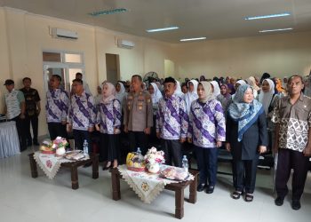 Waka Polsek Bekasi Barat Hadiri Peringatan Hari Kontrasepsi Sedunia dan Sampaikan Himbauan Kamtibmas