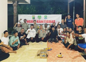 Ngopi Kamtibmas Polsek Bekasi Selatan, Warga Pekayon Jaya Apresiasi Kehadiran Polisi di Pos Siskamling