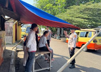 Patroli Mobile Polsek Kedung Waringin Antisipasi 3C dan Tawuran di Pasar Bojong