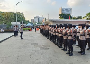 Disiplin Polri Di Mulai Dari Apel, Amankan Maulid Nabi di Istiqlal dengan Humanis