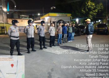 Apel Patroli Skala Sedang, Polisi Johar Baru Fokus Cegah Gesekan Warga