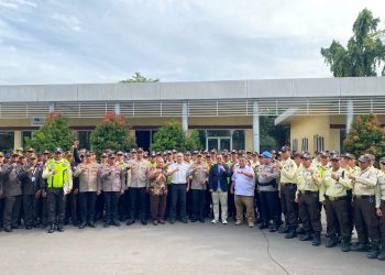 Kapolres Metro Bekasi Dorong Sinergi Satpam dalam Apel Bersama di Kawasan Industri MM2100