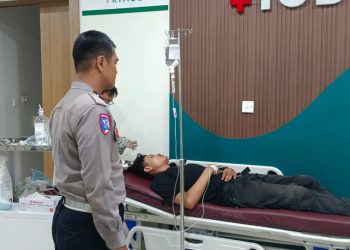 Polsek Kedung Waringin Tangani Laka Lantas di Wilayahnya, Pemotor Luka Setelah Tabrak Trotoar
