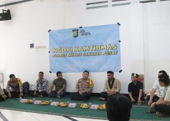 Ngopi Bareng HMI, Kapolres Metro Jakpus Ajak Mahasiswa Jaga Jakarta Lewat Kolaborasi