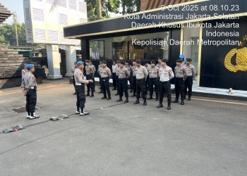 Bidpropam Polda Metro Jaya Gelar Pengawasan Melekat di Pintu Utama Mako
