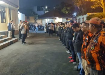 Polsek Pesanggrahan Gelar Apel Kamtibmas Bersama Unsur Potensi Masyarakat, Wujud Sinergi Jaga Keamanan Wilayah