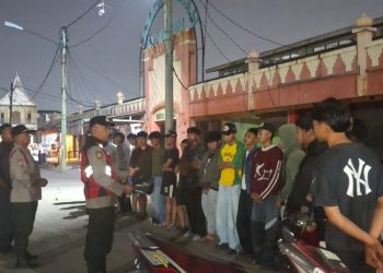 Polsubsektor Pup Polsek Babelan Bubarkan Remaja yang Hendak Latihan Tinju di Tempat Umum