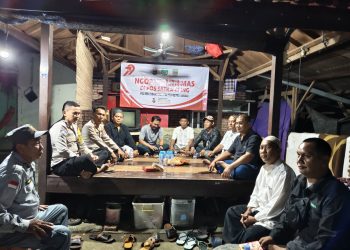 Kapolsek Cibarusah Gelar Ngopi Kamtibmas Bersama Warga Desa Cibarusah Kota, Wujud Kedekatan Polisi dan Masyarakat