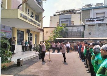 Kapolsek Metro Tanah Abang Ajak Potensi Masyarakat “Jaga Jakarta” Lewat Apel Bersama