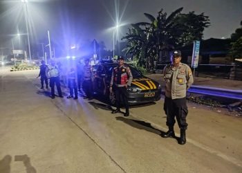 Polsek Setu Gelar Patroli Malam, Cegah Kejahatan Jalanan dan Jaga Kondusifitas Wilayah