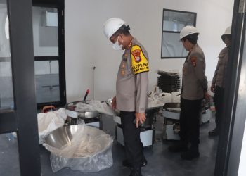 Kapolres Metro Jakarta Selatan Tinjau Pembangunan Sppg Ulujami 1 Dan 2 Di Aspol Ulujami