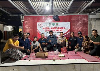 Ngopi Kamtibmas di Srimukti, Polsek Tambun Bahas Antisipasi Tawuran hingga Penipuan Online