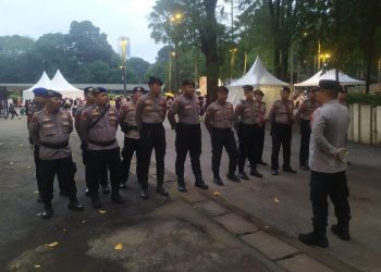 Polsek Metro Menteng Kawal Ketat Konser Blackpink di GBK Senayan