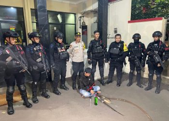 Patroli Brimob Polda Metro Jaya, Gagalkan Tawuran Pastikan Jakarta Aman dan Kondusif