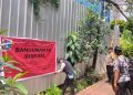 Tegakkan Aturan Tata Ruang, Bhabinkamtibmas Menteng Dampingi Sudin Citata Segel Bangunan Melanggar di Jalan Purworejo