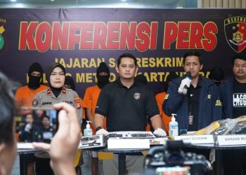 Polres Metro Jakarta Utara Tangkap Enam Pelaku Curanmor yang Beraksi di Koja dan Cilincing