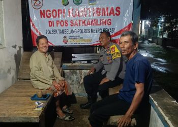 Bhabinkamtibmas Sukaraja Gelar Ngopi Kamtibmas, Warga Didorong Aktif Jaga Keamanan Lingkungan
