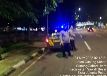 Polsek Sawah Besar Bubarkan Balap Liar di Gunung Sahari, Warga Nilai Langkah Polisi Tepat