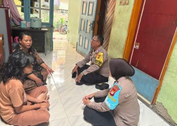 Kunjungan Humanis Bhabinkamtibmas ke Korban Kejahatan, Warga Diajak Tingkatkan Kewaspadaan