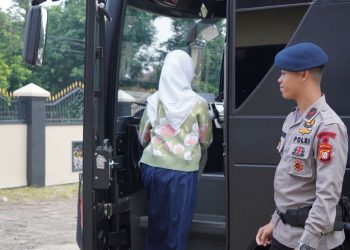 Bus Sekolah Gratis Brimob Polda Metro Jaya Selalu Jadi Kebanggaan Warga Tangerang Selatan