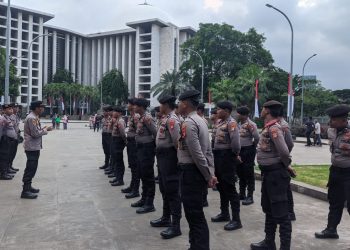 Lalu lintas Aman, Di Awali Apel Pelayanan “Polisi Kawal Titik Kumpul Reuni 212 Di Istiqlal”