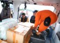 Helikopter AW169 Polri Distribusikan 348 Kg Logistik Kemanusiaan untuk Korban Bencana di Aceh Tamiang