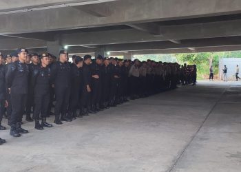 Polres Metro Jakut Gelar Apel Konsolidasi Pengamanan Tabligh Akbar BPPKB Banten Digelar di JIS