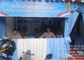 Propam Polres Jakpus Lakukan Pengecekan Pospam Nataru di Johar Baru