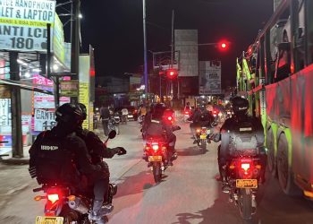 Brimob Polda Metro Jaya Laksanakan Patroli Rutin Antisipasi Tawuran di Kabupaten Bekasi