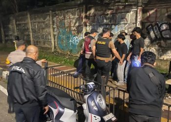 Cegah Balap Liar dan kejahatan jalan Polsek Pamulang Gelar Patroli