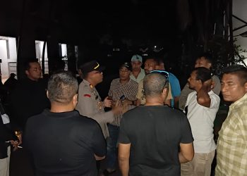 Polsek Cikarang Selatan Amankan Kerumunan Massa Ormas di Ruko Menteng Lippo Cikarang