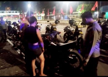 Tindakan Tegas Dini Hari, Polisi Bubarkan Aksi Balap Liar di Gunung Sahari Raya