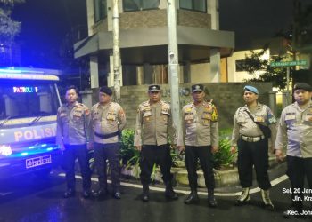 Patroli Dini Hari, Polsek Johar Baru Cegah Guantibmas dan Tawuran Remaja